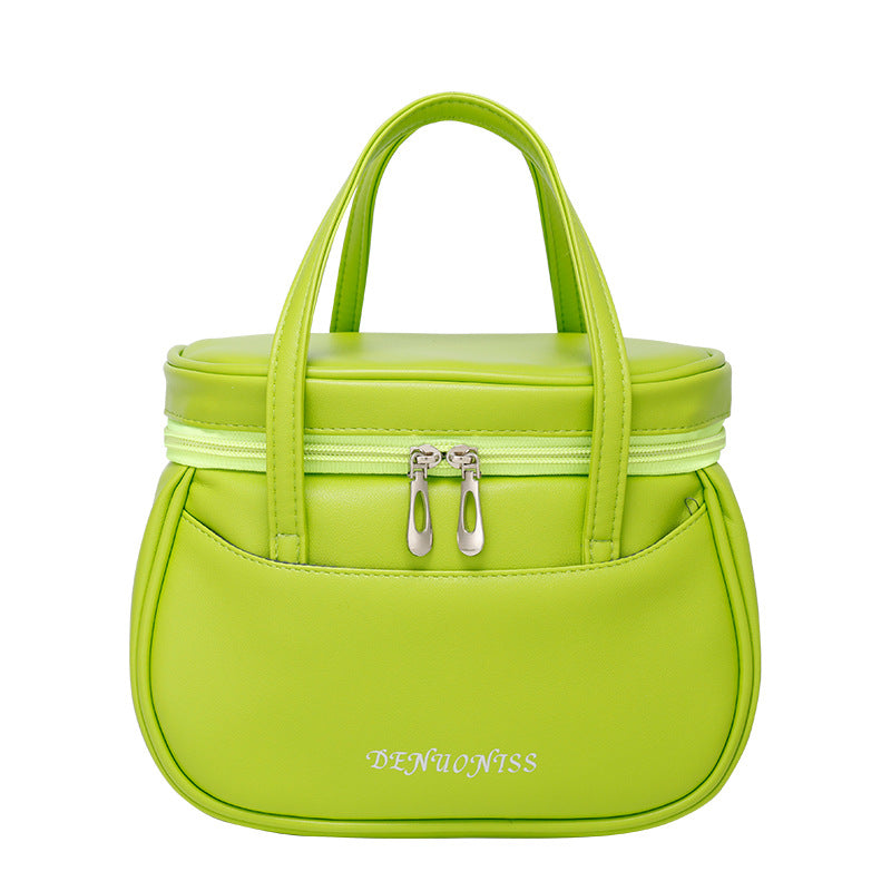 Mini fashion office PU high seal waterproof lunch box bag insulation lunch bag