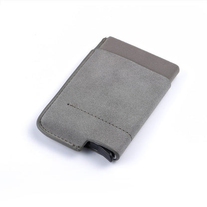 Men And Women Business Credit Card Holder Wallets Pocket Case RFID 6 Cards Pop Up Card Case Card Wallet