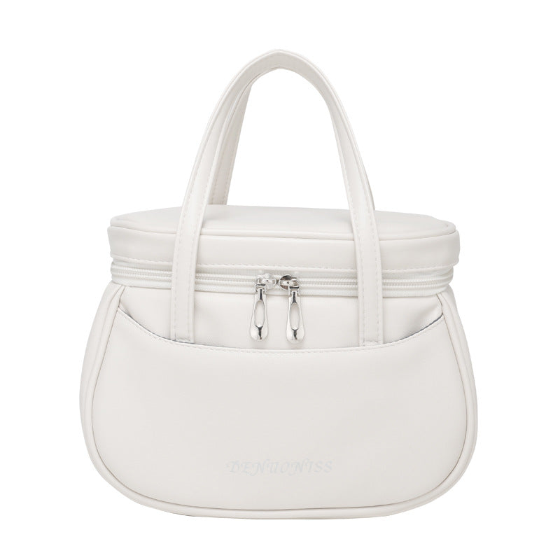 Mini fashion office PU high seal waterproof lunch box bag insulation lunch bag