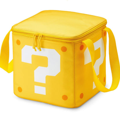 Japanese Mario question mark storage bag insulation box large capacity outdoor picnic insulation cooler bag ice pack