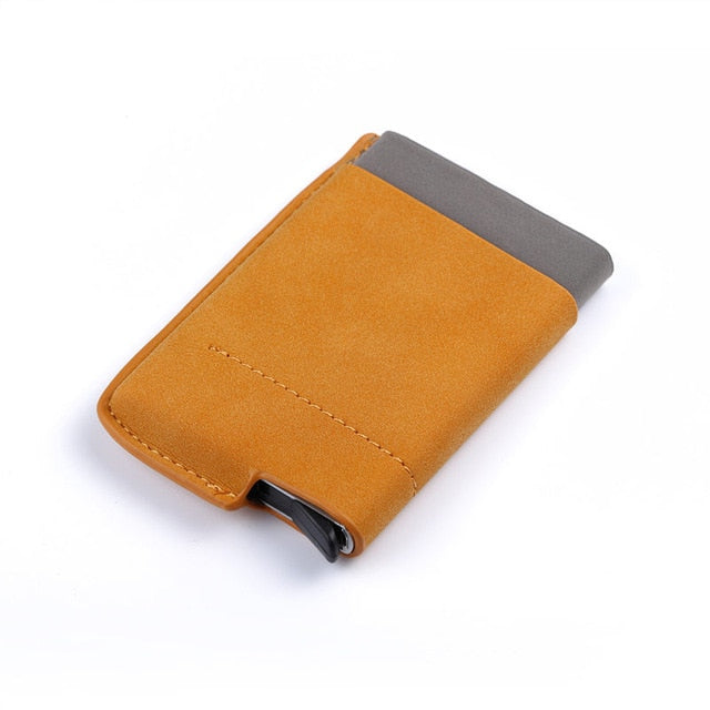 Men And Women Business Credit Card Holder Wallets Pocket Case RFID 6 Cards Pop Up Card Case Card Wallet