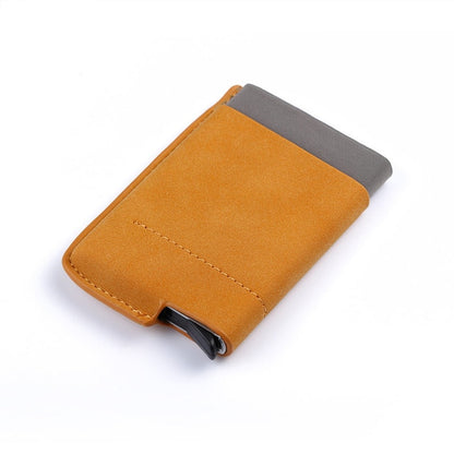 Men And Women Business Credit Card Holder Wallets Pocket Case RFID 6 Cards Pop Up Card Case Card Wallet